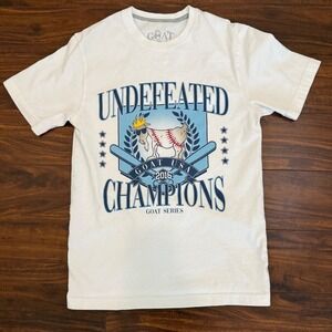 Goat USA Undefeated Champions 2016 Goat Series Graphic T-Shirt White XS